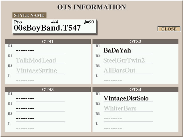 Tyros5 OTS Info
